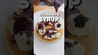 Homegrown Blackberry Syrup with a side of nostalgia. #garden #blackberries #ihop