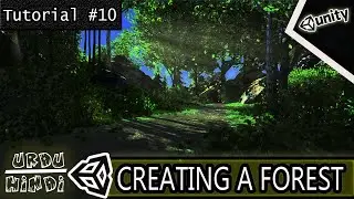 How to Create a Forest using Terrain in Unity for free ?|Game Development |Tutorial 10-Urdu/Hindi