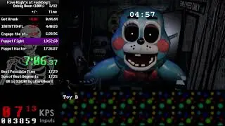 Five Nights at Fuckboy's 100% Debug Room - 17:16.350 (WR)