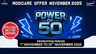 Win Big Cash Rewards with Power of 50 l Modicare Offer November 2025