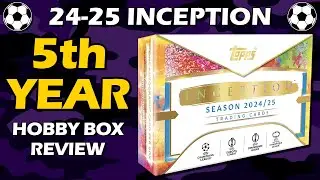 2024-25 Topps Inception UCC UEFA Hobby Box Soccer Review