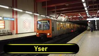 Metro Station Yser - Brussels 🇧🇪 - Walkthrough 🚶