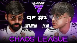 CHAOS LEAGUE KNOCKOUTS | YjR Vs Divyansh | Quarter Final 1