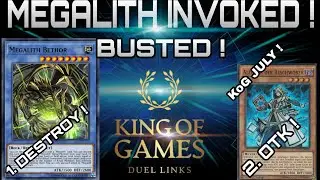 Megalith Invoked ! || TOO STRONG ! EASY OTK ! [Yu-Gi-Oh ! Duel Links]