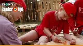 Tijd om de hutten te versieren | Huttendorp S1#3 | Kindertijd KRO-NCRV
