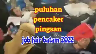 Puluhan pencari kerja pingsan di job fair batam 2022