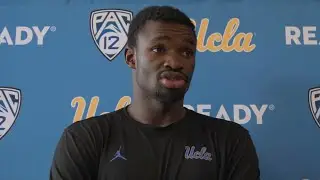 Media Availability &ndash; Adem Bona, Will McClendon, Dylan Andrews (Dec. 5, 2023)