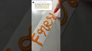 I write your name, Fresi lettering ❤️ , #shorts , #calligraphy, #letteringart , #handlettering