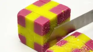 Satisfying Soap Carving ASMR #4 | ULTIMATE Neon Soap Cube Carving Compilation 🔪✨ | Blissful Blade