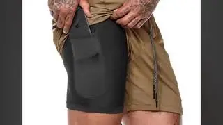 FitnessCore 2-in-1 Gym Shorts with Hidden Phone Pocket