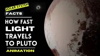 How much time light takes to travel from Sun to Pluto - #solarsystemfacts