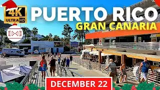 Mogan Mall to Puerto Rico Shopping Center 🔴 December 15, 2022  Gran Canaria Walk