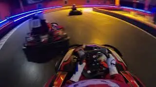 Onboard Carlos Sainz Karting Madrid (indoor & outdoor: big track) - Madrid, Spain