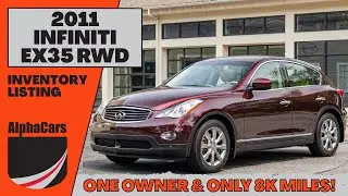Lowest Mileage 2011 INFINITI EX35?! (8,089 Miles) Detailed Overview & Inspection