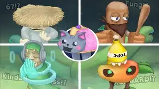 Viral Islet - All Monster Sounds & Animations | My Singing Monsters