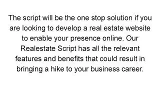 Best Realestate Clone Script
