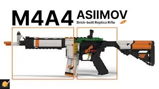 M4A4 Asiimov (WORKING LEGO)