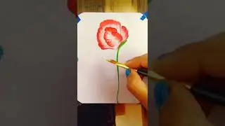 Flower Painting 🖌️🎨।। By Jaya Art ।। #flowerpainting #trendingshorts #naturepainting #jayaart