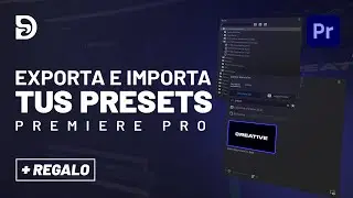 Guardar Exportar e Importar presets o plantillas en Premiere Pro - Ahorra tiempo con este tru