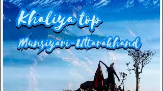 Khaliya top trek munsiyari 2021 || Drone shot || best trek for beginners || munsiyari vlog -3