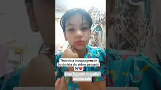 Tirando a maquiagem de borboleta do ultimo v&iacute;deo(narrado) 🦋❤#story #divers&atilde;ocomasusu