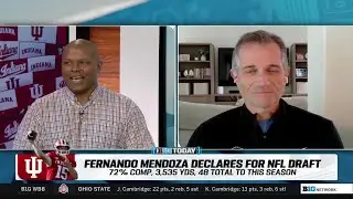 Bruce Feldman Talks Fernando Mendoza Declaring for the NFL Draft | Indiana Football | B1G Today