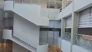 Accordion Fire Curtain, Business Center