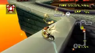 [MKWii TAS] DS Airship Fortress lap1 - 39.895