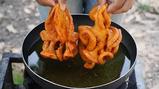 Deep Fried Chitterlings Recipe | How to Cook Crunchy Chitlins in my Village