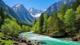 Forest River Ambience | Deep Sleep & Focus | Pure Nature Sounds | 4K