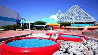 EPCOT Imagination! pavilion leaping fountains