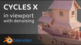 Blender - Comparison of viewport rendering real time between EEVEE - CYCLES - CYCLES X