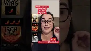 Mini Buddy Read Book Reviews for Fourth Wing, Iron Flame and Onyx Storm by Rebecca Yarros