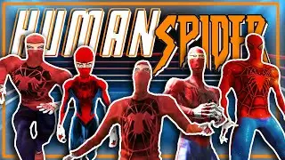 The Human Spider/Wrestler Suit Mods in Spider-Man Video Games