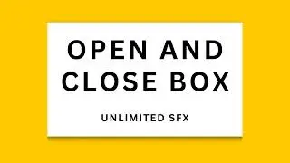 Open and Close Box Sound Effect - Free To Use Sound Effects