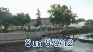 Complete 2012 Defeat of Jesse James Days Time Lapse Compilation From Ames Mill
