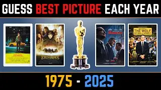 Who Won BEST PICTURE?! Guess which Film got the Academy award each year! | Movie Quiz | Oscar Quiz