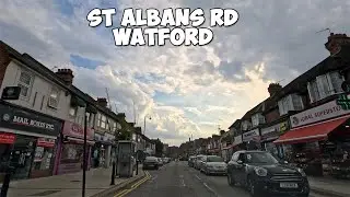 Drive with Me: A412 St Albans Road to Oxhey Tour Hertfordshire | United Kingdome | 4K UHD