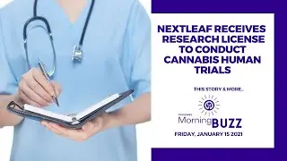 Nextleaf Receives Research License to Conduct Cannabis Human Trials | TRICHOMES Morning Buzz