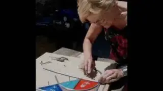 sadhaka.nl, glas in lood vakantie in Frankrijk, ook de combi yoga creatief, schilderen, beeldhouwen.