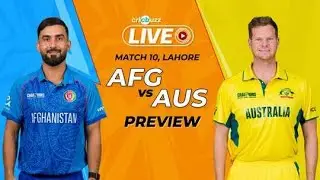 Afghanistan vs Australia, 10th Match, Group B Live