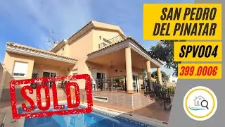SPV004 408m&sup2; build 6 bed 2 bath garage pool for sale San Pedro del Pinatar Costa Calida Murcia Spain