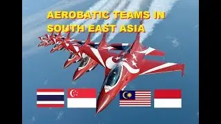 Military Aerobatic Teams of ASEAN (Indonesia-Malaysia-Singapore-Thailand)
