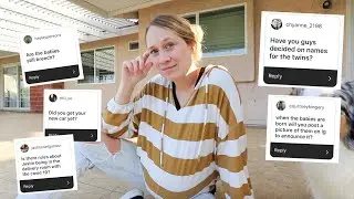 LAST Twin Pregnancy Q&A (names, new car, breech babies)