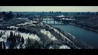 EDMONTON | ALBERTA , CANADA - A WINTER DAY