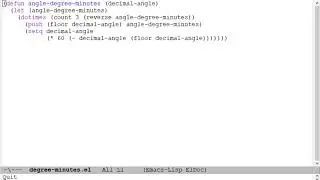 Conversion of decimal angles to degrees minutes and seconds