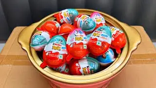 NEW! A LOT OF KINDER SURPRISE EGGS TOY (KINDER JOY) | Surprise Eggs and Kinder Joy ASMR Unboxing
