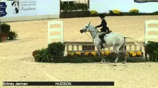 1125 HUDSON Britney Jarman, Class 12 Large Pony Hunter Conformation