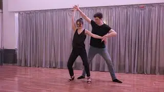 Semion Ovsiannikov & Maria Elizarova Improv Demo West Coast Swing Moscow Open 2021