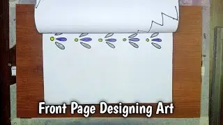 💥🔥#Design521🔥💥  Title page Book design assignment😍 project file decoration designs😍#T3 #Art #Tricks